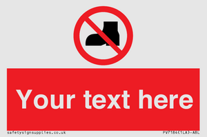 Custom No outdoor footwear